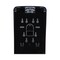 Boardwalk 5.25 in. x 4 in. x 12 in. 900 ml Rely Hybrid Foam Soap Dispenser - Black Pearl